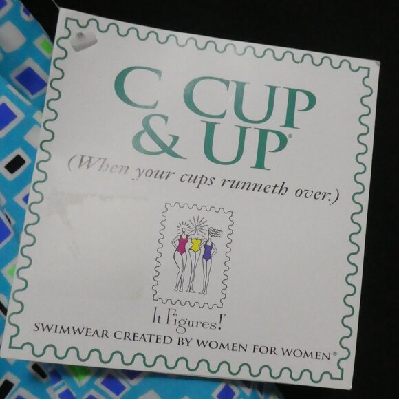 IT FIGURES! | size 12 | Swimsuit Top | Double Spaghetti Strap | NWT - Picture 10 of 16